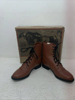 New Kids Brown Lace Up Cimarron Cowboy Boots. 2210100 2. 23-127