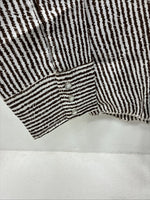 New Women’s Dickson Jenkins Brown Stripe Long Sleeve Pearl Snap Size 17 XL II-37