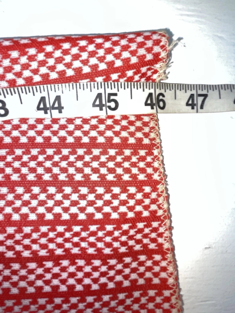 New But Age Red Checkered Panhandle Slim Polyester Pants #8042 VV-70