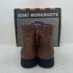 New Men’s Brown Lace Up Acme Cowboy Boots. 9078 12 E W. 10-9