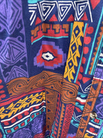 New Men’s San Angelo Multicolor Design Short Sleeve Bottom Up Large AA-60