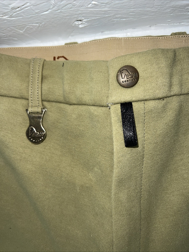New Women’s Green Vequi Comfort English Riding Pants. 16 D-54
