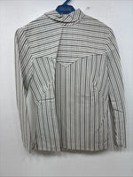 New Women’s TexasTogs Stripe Long Sleeve Zip Up Show Shirt Size 30 3B-2