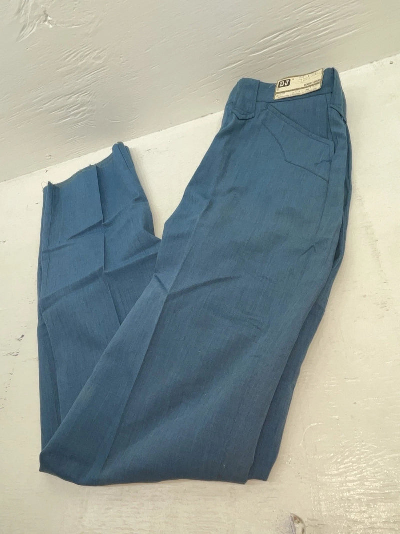 New Vintage Blue Dickson Jenkins Polyester Pants #2169 SS-45