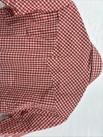 New Men’s Western Shirts Red Checkered Short Sleeve Pearl Snap  Small J-71