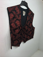 New Women’s Red 1849 Authentic Ranchwear Western Show Vest 3X WW-44