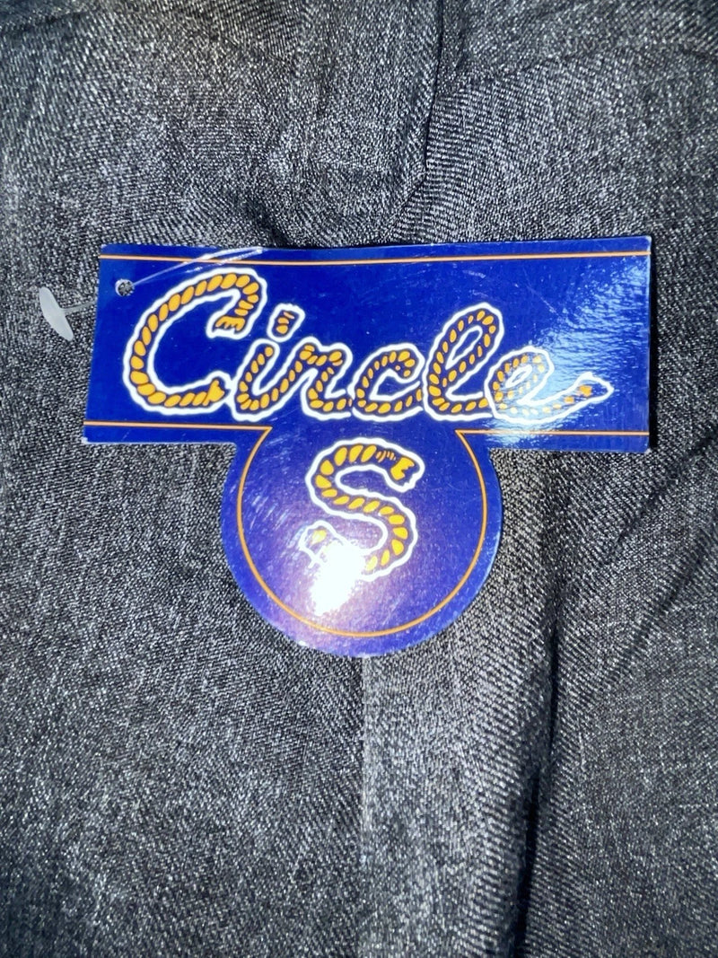 New Vintage Gray Circles S Polyester Pants #CP4776 XX-76