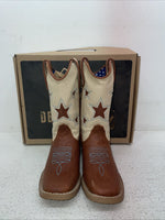 New Children’s Brown DBL Barrel Cowboy Boots. 4451402 13. 2-108
