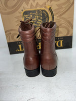 New Women’s Brown Lace Up Dan Post Acme Cowboy Boots. 00852 6.5 6 1/2 M. 18-14