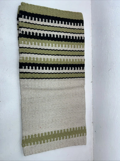 New ABetta White Green Show Saddle Pad Blanket 34x36 #31639 Pad-33