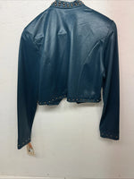 New Women’s Blue 1849 Authentic Ranchwear Short Show Jacket XS G-601