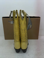 New Women’s Yellow Texas Brand Cowboy Boots. 4634 5 M. 2-68
