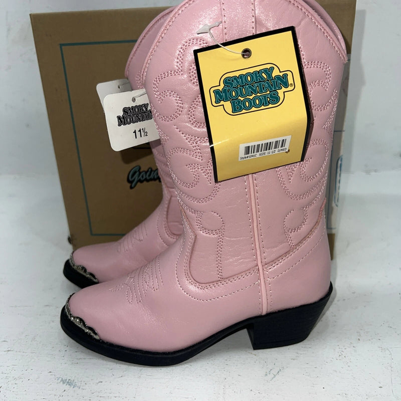 New Children’s Pink Smoky Mountain Cowboy Boots. 1041C 11.5 11 1/2. 24-104