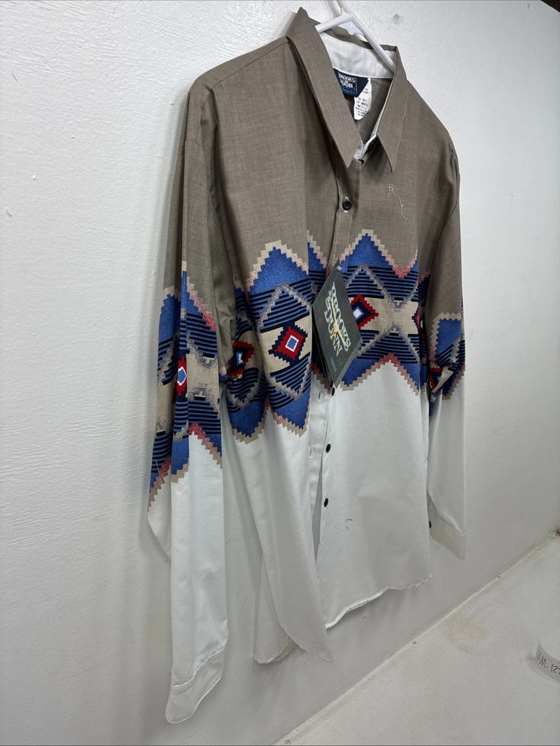 New Women’s Brooks & Dunn Designed Long Sleeve Button Up Large MM-127