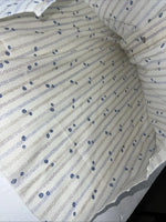 New Men’s White Floral HbarC Ranchwear Long Sleeve Pearl Snap Shirt 16x34 L S-32
