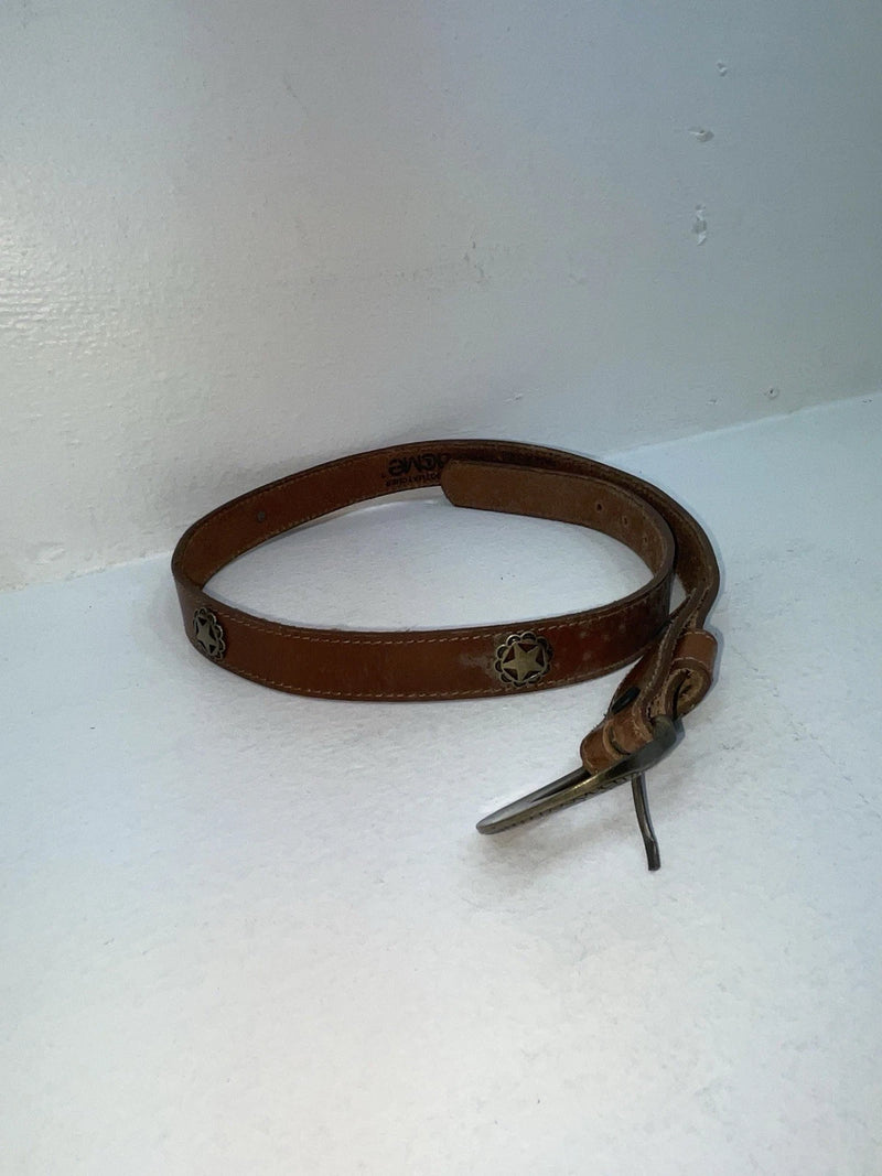 New Brown Genuine Leather Acme Pendant 28” Belt #4642/28 Z-48
