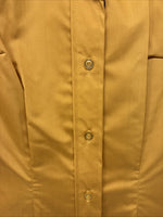 New Women’s Panhandle Slim Yellow Long Sleeve Button Up Size 10 KK-4
