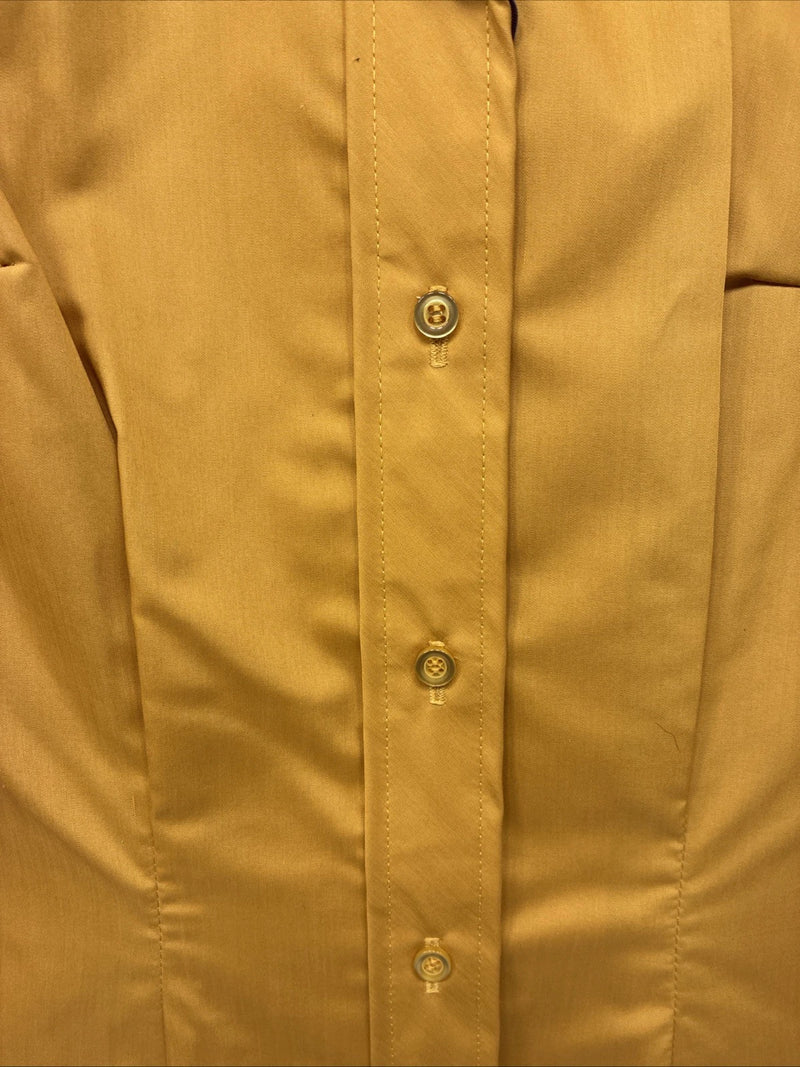 New Women’s Panhandle Slim Yellow Long Sleeve Button Up Size 10 KK-4