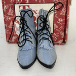 New Children’s Blue Denim Texas Brand Cowboy Boots. 10.5 10 1/2 D. 24-64