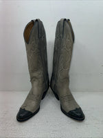 New Youth Gray Texas Brand Cowboy Boots. 4902 5 M. 2-161