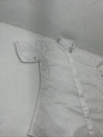 New Women’s White Tough 1 Comfort Riders Short Sleeve English Shirt. 36 G-36
