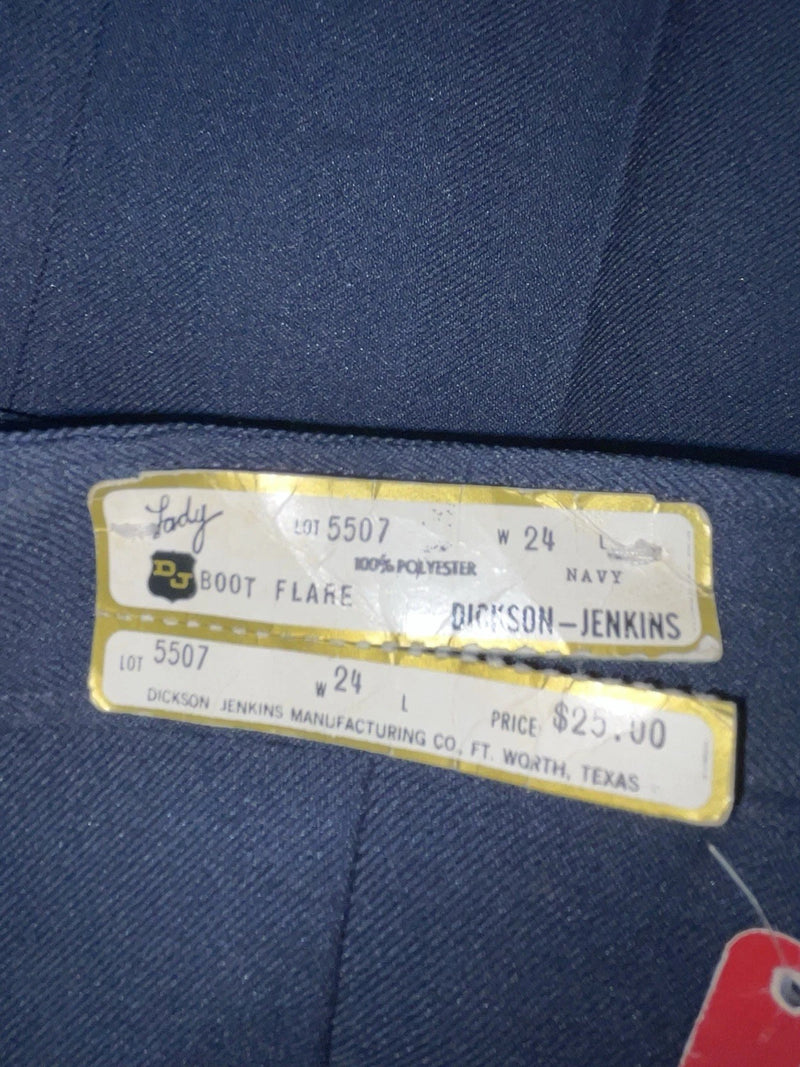 New Vintage Blue Dickson Jenkins Polyester Pants #5507 3A-25￼
