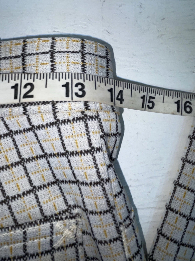 New Vintage Yellow And Black Striped Dickson Jenkins Polyester Pants #724 VV-69