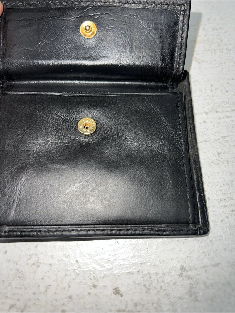 New Black Leather Men’s Wallet P-502