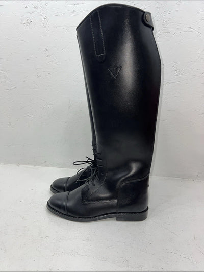 New Women’s Black Comfort Riders English Riding Boots. 9 W. 12-80