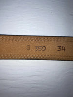 New Blue Genuine Leather Nocona 34” Belt #G359 Z-124