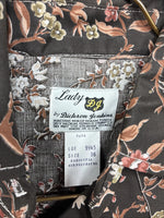 New Women’s Dickson Jenkins Floral Long Sleeve Pearl Snap Size 36 MM-49
