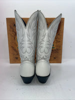New Women’s White Laredo Cowboy Boots. 5743 8.5 8 1/2 M. 16-102