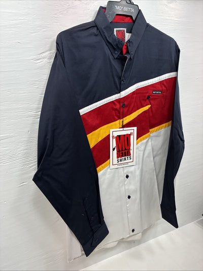 New Men’s “MO” Betta Shirts Multiple Color Long Sleeve Button Up 17 XL J-23