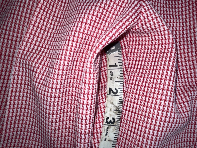 New Vintage Red Checkered Dickson Jenkins Polyester Pants #534 VV-71