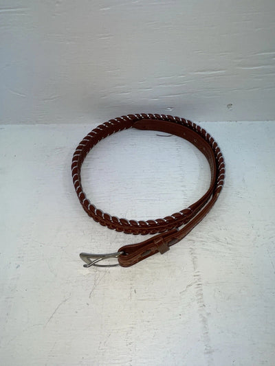 New Brown Genuine Leather Tex Tan Weaved 30” Belt #02/4564 JJ-121