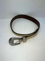 New Brown Genuine Leather Acme Tooled 29” Belt #6921 JJ-28