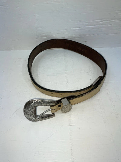 New Brown Genuine Leather Acme Tooled 29” Belt #6921 JJ-28