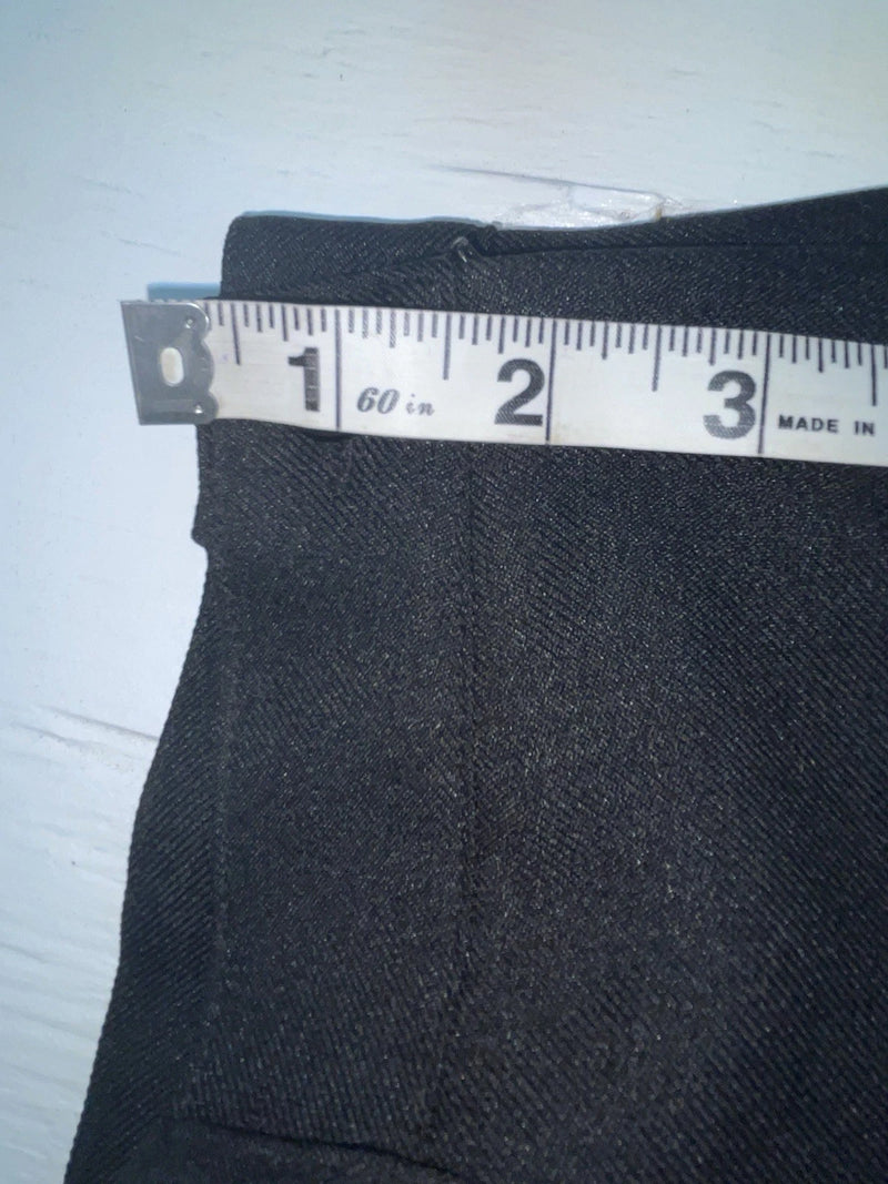 New Vintage Black Polyester Pants #L10 3A-73