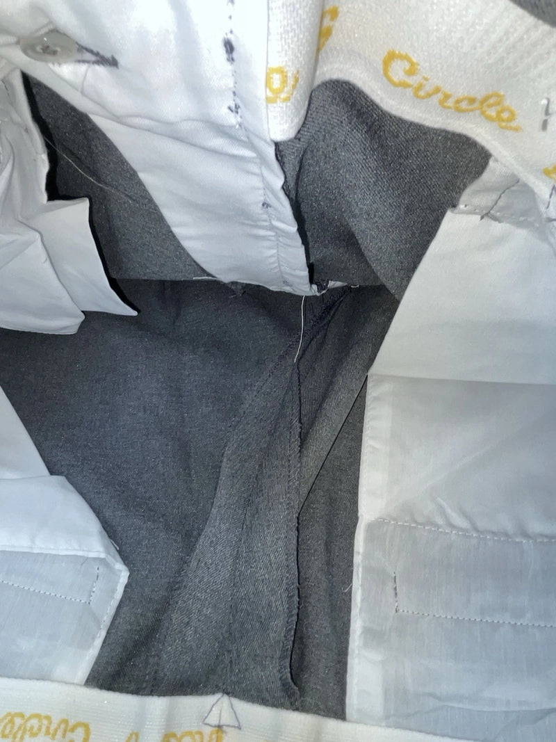 New Vintage gray Circle S Polyester Pants #CP4768 OO-95