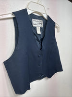New Kids Dickson Jenkins Blue Vest Button Up Size 8 Girls TT-54