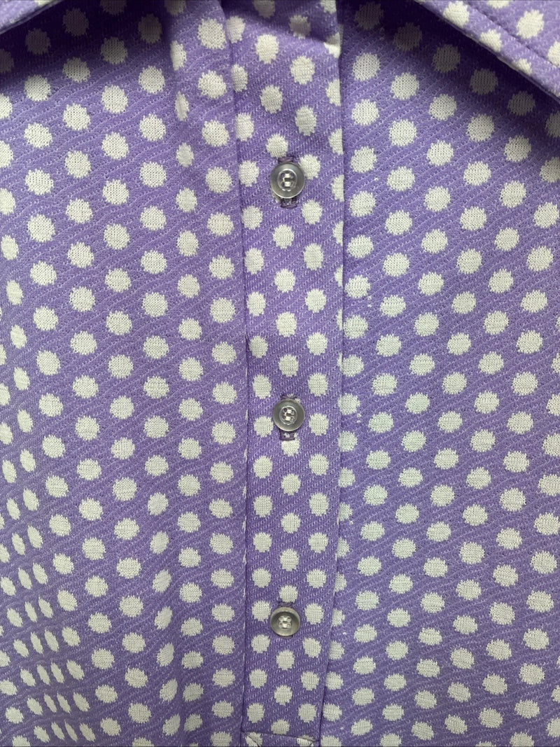 New Women’s Panhandle Slim Purple Body Suit Long Sleeve Button Up Medouk LL-64