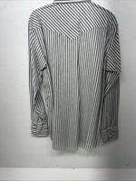 New Men’s Stripped Champion Westerns Pearl Snap Long Sleeve Shirt. 16x34 L P-26