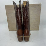 New Women’s Brown Texas Brand Cowboy Boots. 5433 5.5 5 1/2. 20-40