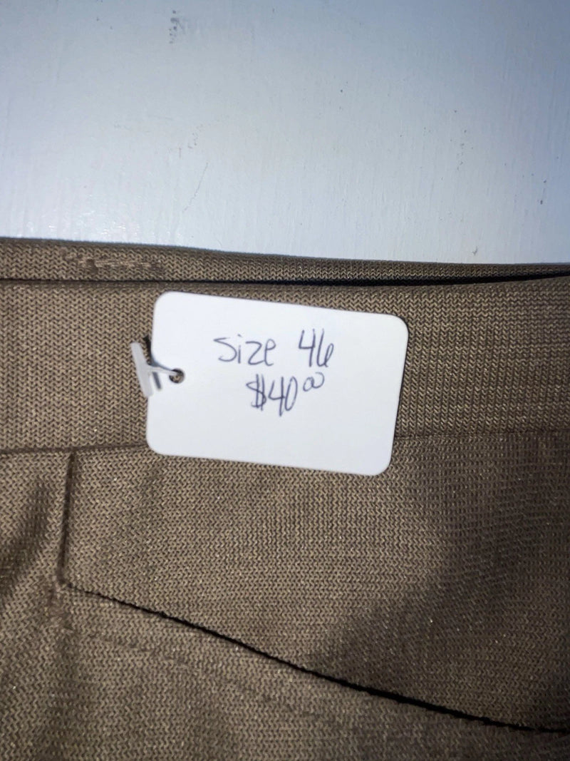 New Vintage Brown Circle S Polyester Pants #4SC442 NN-168