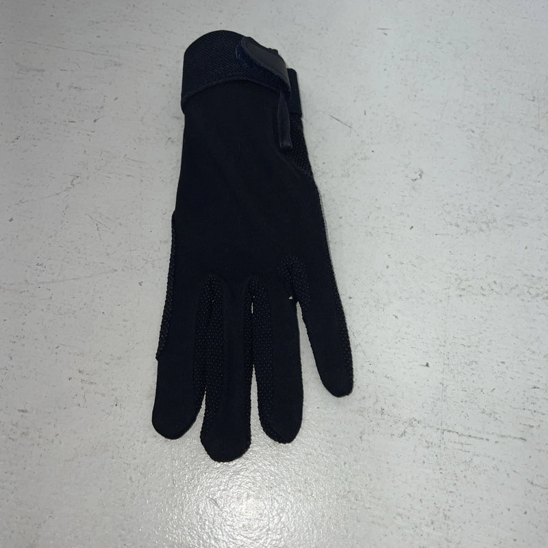 New Navy Blue Cross Country Cotton Pebble Riding Gloves Large E-504