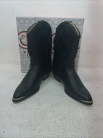 New Youth Black With Fringe Dingo Cowboy Boots. C 3220 6 D. 2-137