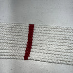 New Tough 1 White Red Mohair 33” Cinch #59-1233 U-22