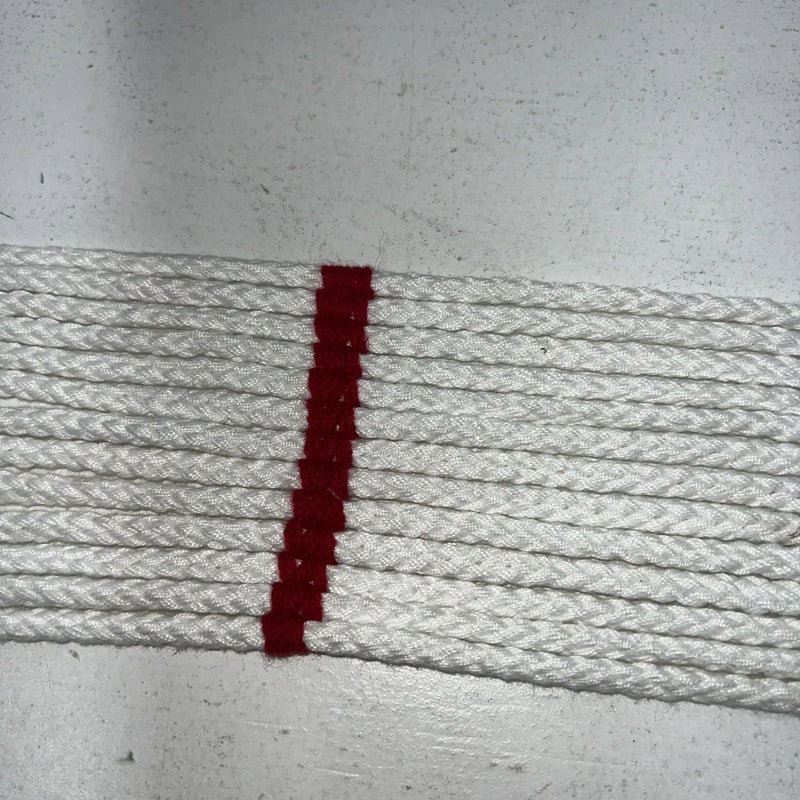 New Tough 1 White Red Mohair 33” Cinch #59-1233 U-22
