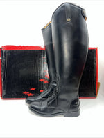 New Women’s Black EQUISTAR English Riding Boots. 467522 8.5 8 1/2 W. 12-26