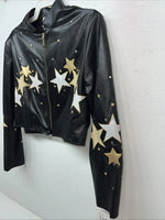 New Women’s 1849 Authentic Ranchwear Long Sleeve Leather Jacket XL RR-21